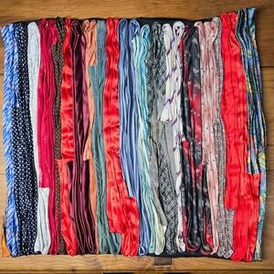 Vintage Dreamweavers Handmade Vintage Mens Necktie Pillow Cover Striped Cabin